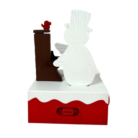 Hallmark Snow Many Memories Piano Snowman Music & Motion Tested & Works 2018 - Picture 3 of 5
